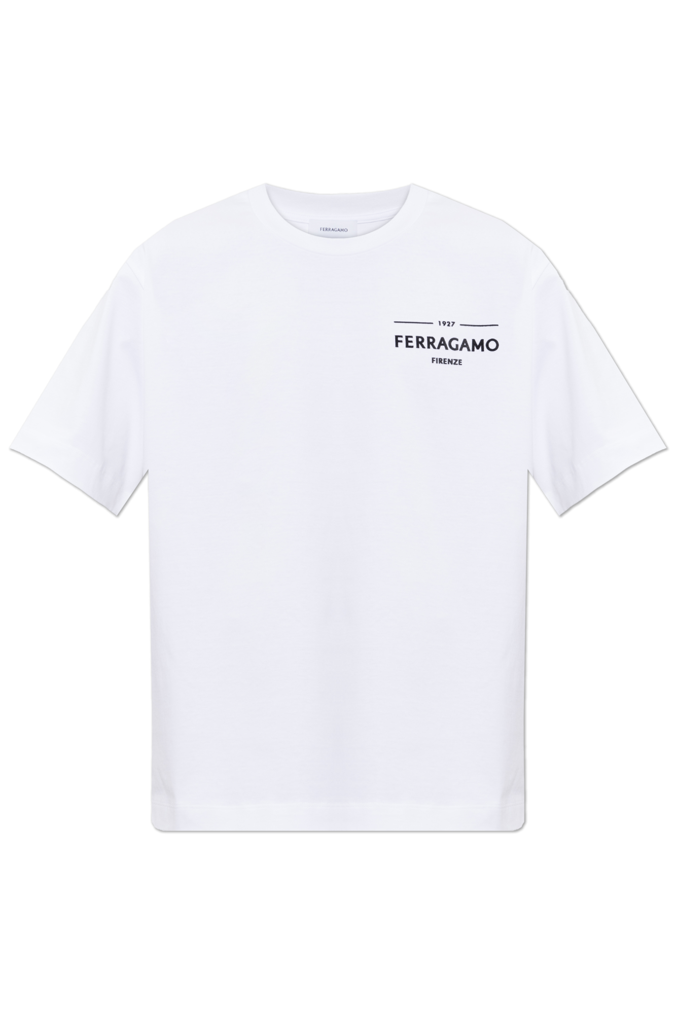 FERRAGAMO T-shirt with printed logo | Men's | Vitkac